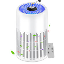 Air purifier with True HEPA filter, 360 cleaning, 20m² area, 4 speeds, sleep mode, fragrance function, remote control