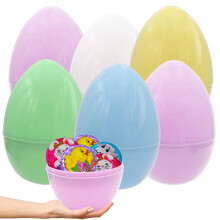 Les Œufs de Pâques Pastel Gigantesques Colorés à Remplir, Parfaits pour Chasses aux Œufs, 8"