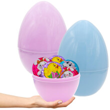 Dreidel Company Riesige Pastell-Füllbare Ostereier Bunte Plastikeier, Ideal Für Ostereiersuche, 8"