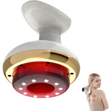 4-in-1 Massage Device for Cellulite - For firmer skin, 6 heat settings, improved blood circulation & deep tissue massage with heat,