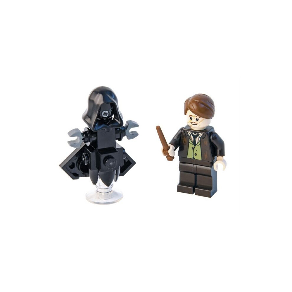 Lego Harry Potter: Professor Remus Lupin Minifigure With Wand And Dementor