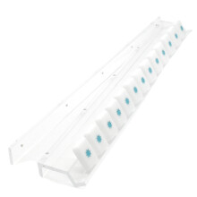 Clear Acrylic Mahjong Racks with Magnetic Pushers, 20" Long