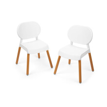 Skip Hop Toddler's Activity Chairs with Non-Slip feet, Set of 2, White