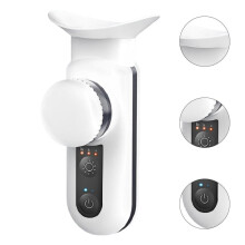 Humidificador ocular con calor y nanovapor, 3 ajustes de temperatura, portátil, USB-C, para ojos secos y trabajo frente a pantallas.