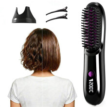 Short hair styling brush, small round brush for pixie & bob, cordless, voluminous styling, gentle brushing, ready in 2 minutes