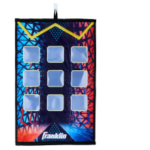 Franklin Sports Tic Tac Toe Zielwurfspielset - Indoor Spiel für Kinder + Erwachsene - (10) Selbstklebende Taschen + XL Ziel