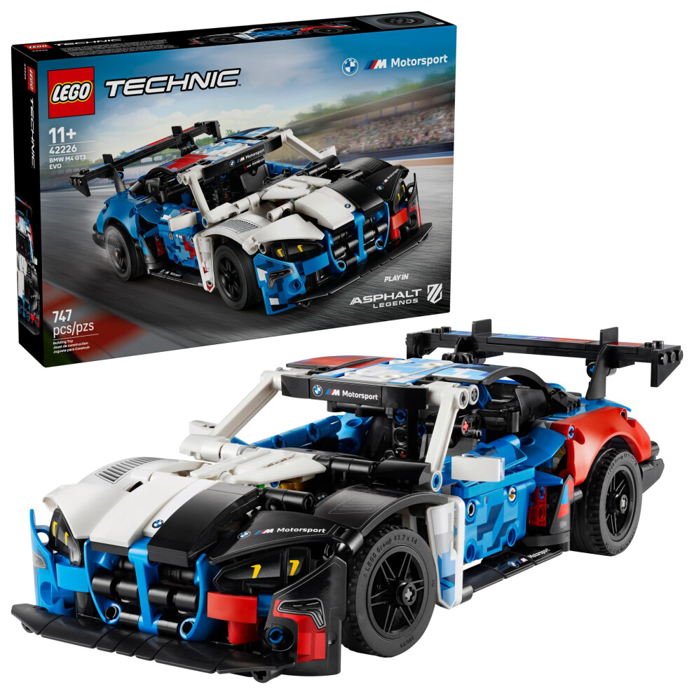 Lego Technic Bmw M4 Gt3 Evo Race Car Toy - Building Toy For Boys & Girls, Ages 11+ - Model Car Display Kit For Bedroom Decor - Gift For Birthdays - 42