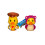 Duckalooz Rubber Eend 2-Pack - Woody & Lotso - Bad Speelgoed 1