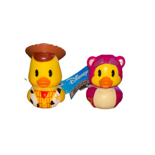 Duckalooz Rubber Eend 2-Pack - Woody & Lotso - Bad Speelgoed