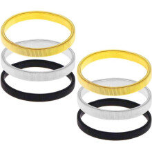 pairs of anti-slip sleeve holders, elastic metal sleeve bands for long-sleeved shirts, for securing long sleeves, for waiters, ladi