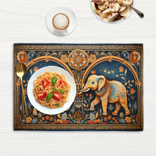 Σουπλά Elephant Tribal σε συσκευασία 4 τεμαχίων 12x18 ίντσες 1