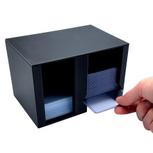 EnderToys CardCare Lite with Dust Cover (Black) - Toploader Dispenser - Penny Sleeve Holder