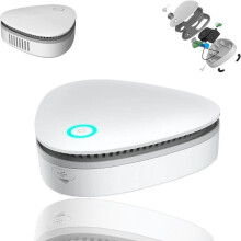 Air purifier, smoke odor eliminator, cordless portable odor removal machine, air freshener, smoke air purifier