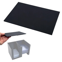 EnderToys CardCare Lite Dust Cover (Black) - Toploader Dispenser Top Panel - Penny Sleeve Holder Lid