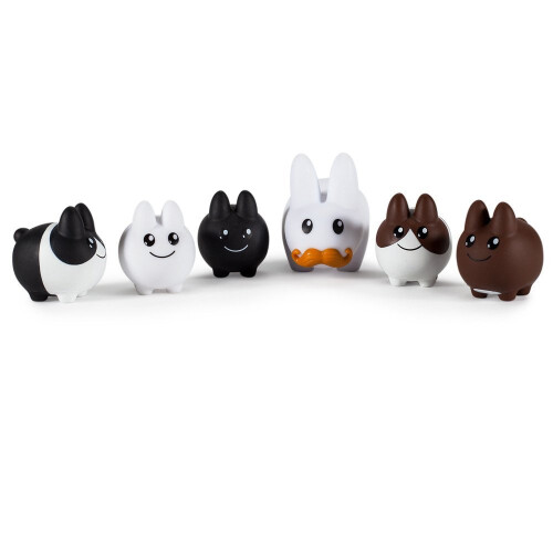 Kidrobot Labbit mit Littons Vinyl Figuren Set von Frank Kozik