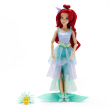 Muñeca Oficial de Ballet Princesa Disney - Ariel Ballerina de 11 Pulgadas - Incluye Accesorios y Flounder