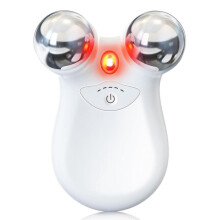 Facial massager, 4-in-1 microcurrent device, 800mAh, firming, deep hydration, pore minimization, wrinkle reduction, comprehensive s