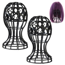 2pcs Wig Stand, Hollow Head Design Made of Plastic, Ideal for Long and Short Wigs, Human Hair or Synthetic Hair, Suitable for Home