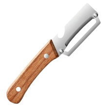 Vegetable peeler with ergonomic handle, bottle opener, peeler for vegetables, fruit, carrots, oranges and potatoes, kitchen helper