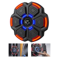 Aparat de box muzical pentru adulți, lumină LED, Bluetooth, cu mănuși de box, cu cutii muzicale, 9 moduri de viteză și mod de număr