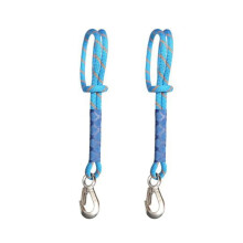 Durable swing suspension, set of 2 loops, weatherproof polyester webbing with metal buckles for garden and playground