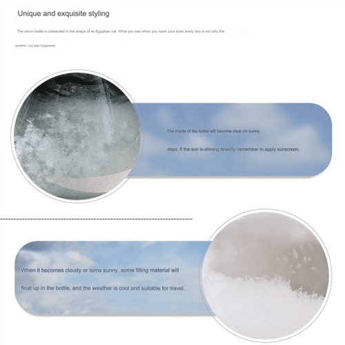 Storm Glass Weervoorspellerfles 2