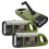Solar & Hand Crank Flashlight | 3-Pack Mini LED Flashlight, USB/Type-C & Emergency Power Function, Outdoor, EDC, Emergency (Green) 1