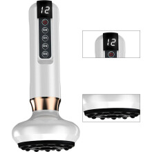 Vibration massage device with infrared technology, handheld stimulator, intelligent electric cupping massage device