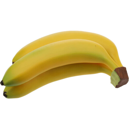 Realistic Artificial Banana Bunch – 3-Head Foam Fruit 2