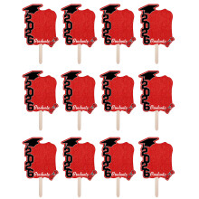 12 stuks Afstuderen Fan Fotolijsten Accessoire Creatief-Rood