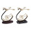 Desktop Vertical Wine Glass Display Rack Kitchen-marble pattern 2