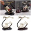 Desktop Vertical Wine Glass Display Rack Kitchen-marble pattern 3