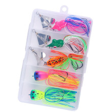 5 Stuks Roterende Vissen Lokt Spinner Baits Kikkers Jigging