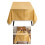Stylish Checkered Linens Table Mat Retro Inspire-90*90cm coffee 3