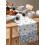 Caminho de mesa floral 72x13 polegadas em mistura de algodão 3