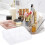 Make-up-Organizer-Tablett aus transparentem Acryl mit Pinselhalter 2