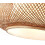 Luminária pendente de bambu ANQIDI, 16 polegadas, soquete E26/E27 4