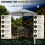 (Light Grey) GlamHaus Solar LED Tilting Garden Parasol 2.7M 4