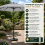 (Light Grey) GlamHaus Solar LED Tilting Garden Parasol 2.7M 11