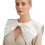 Adjustable Bowknot Embellished Collar Detachable Neckwear-White 1