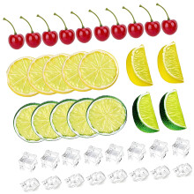 Decorative Lemon And Cherries Fruit Pieces Ideal For Restaurant