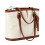 Mallettes d'ordinateur en polyester PU avec porte-gobelet-Blanc 1