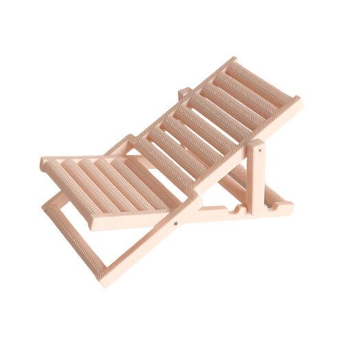 Kunststoff-Display-Klappstuhl, realistische Liege,-Rosa