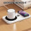 Cup warmer, coffee warmer – cup warmer coaster with temperature control, wireless charging pad with customizable settings 5