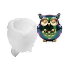 Moule d'ornement en Silicone en forme de hibou, moules-L
