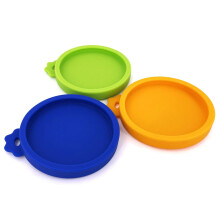 Tapas de silicona para latas de comida para gatos de 85 g (paquete de 3)