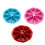 Nonstick Heat Resistant Silicone Triangle Cake Pan-Red 2