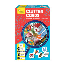 Clever Cubes Clutter Cards | Memory Game For Kids | Preschool Activity | Play & Learn | Educational Toy | Creative Puzzle | 3 4 5 Years Girls Boys |