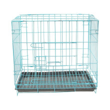 Opvouwbare dierenkooi voor kleine en middelgrote honden, katten en konijnen, blauw
