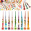 9Pcs Kitten Resin Handle Crochet Hooks Set 2-6Mm Ergonomic Grip 2